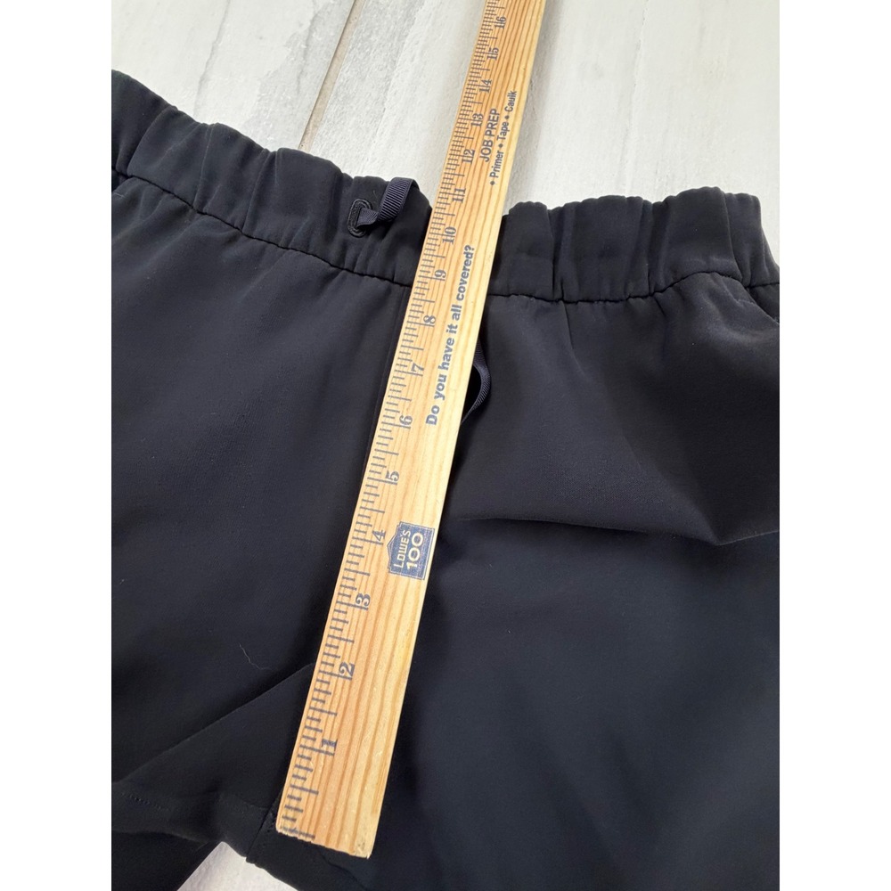 Lululemon On the Fly 7/8 Pant Black High Rise Drawstring Trousers Size 8 - Picture 5 of 7